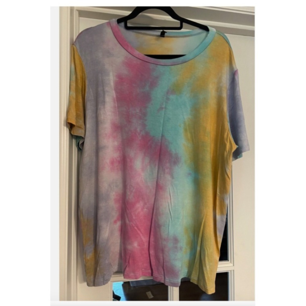Lounge Set Pixie Lane Pixielane Multicolor Tie Dye Top Joggers XL EUC Boutique